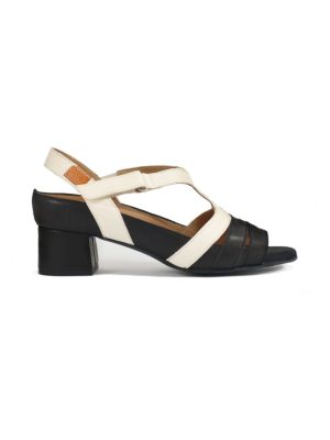 Sandalia para plantillas - Martuel  Blanco y Negro