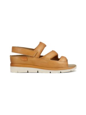 Sandalias para plantillas de piel en camel