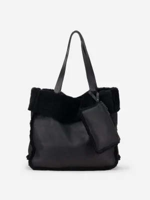 BOLSO DE HOMBRO REVERSIBLE VAN1L negro