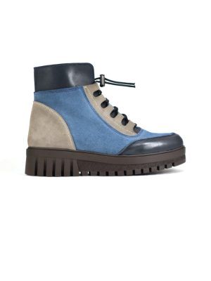 Botin tendencia monte con rollo mujer invierno