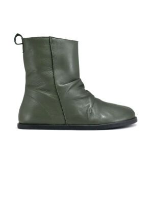 Botines barefoot con cremallera - BREU Verde
