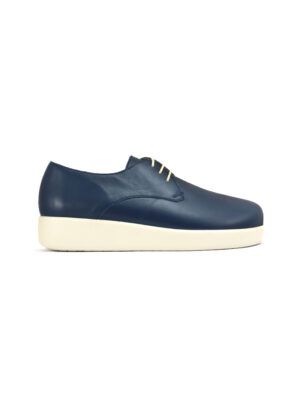 Zapatos anchos para plantillas con cordones - ESPARGO marino