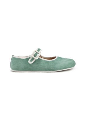 Zapatos merceditas barefoot anchas- ENDIZ Salvia