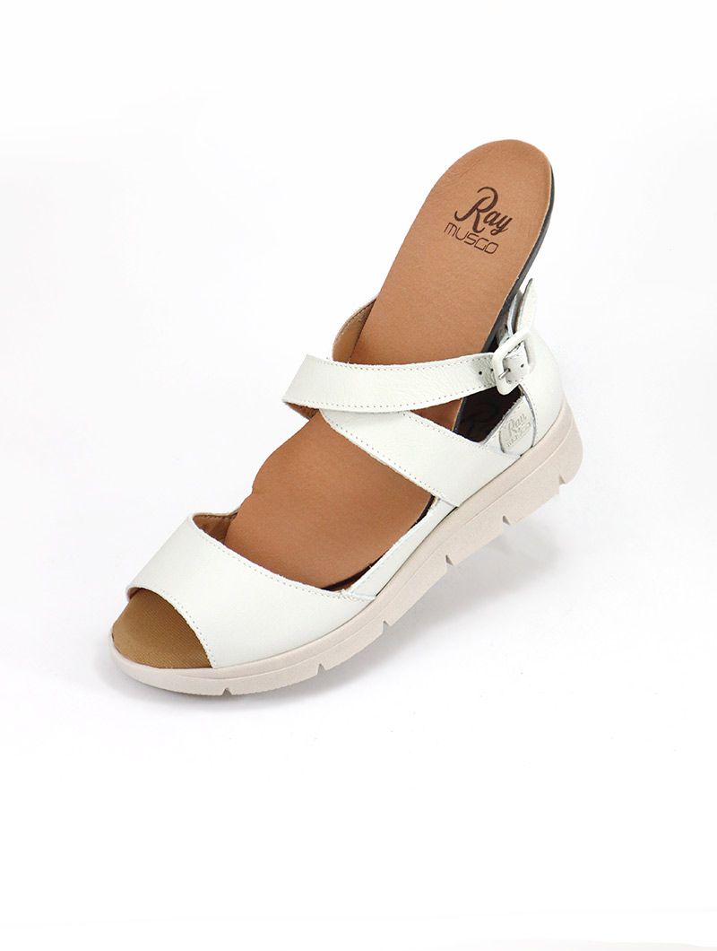 Sandalias Geox Mujer Blancas Geox® SANDAL CHALKI NIÑA PEQUEÑA