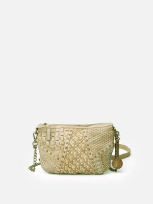 bandolera taupe para mujer