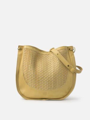 bandolera de color ambar para mujer