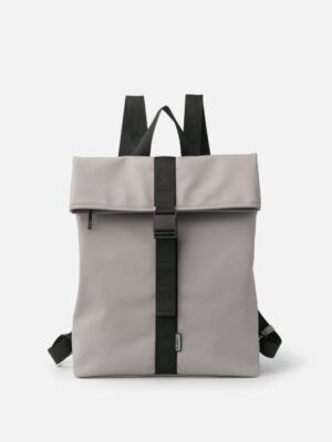 MOCHILA de color piedra para mujer