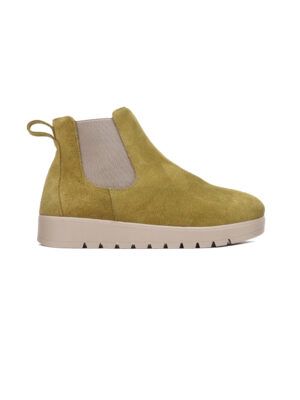 Botín Anatómico Chelsea Serraje RAZENAR – Verde y Gris