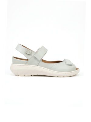 Sandalias para plantillas triple velcro - MUGA blanco roto