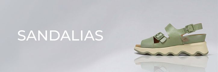 Sandalias anatómicas Ray Musgo con horma ancha y plantillas extraíbles