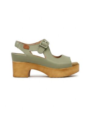 Sandalias para plantillas con plataforma - ESTIVA Verde
