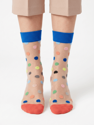 CALCETINES media topos de colores